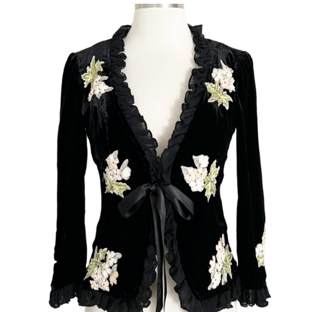 Nanette Lepore Pink Satin Lined Jacket